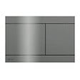 SWISS AQUA TECHNOLOGIES - Swiss Aqua Technologies Pack WC bâti-autoportant + WC Infinitio sans bride + Abattant softclose + plaque en acier inoxydable, revêtement PVD, Gun Metal - vignette