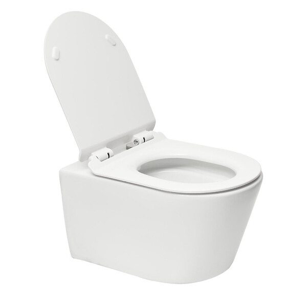VILLEROY & BOCH - ViConnect Pro S Pack WC bâti Villeroy & Boch + WC Swiss Aqua Technologies + abattant SoftClose + plaque (VICONBREVIS-2CH) - large