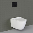 GROHE - Pack WC Bâti-autoportant Rapid SL + WC sans bride Bello + Abattant softclose + Plaque chrome (ProjectBello-1-SP) - vignette