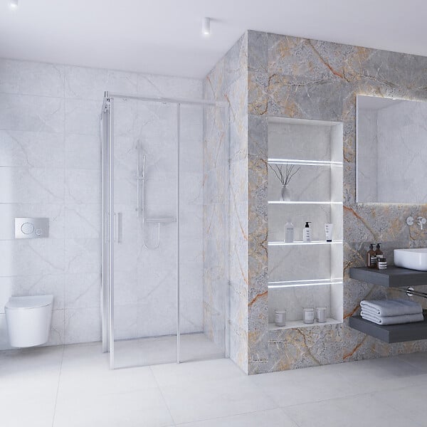 SWISS AQUA TECHNOLOGIES - Swiss Aqua Technologies Pack WC Rapid SL autoportant + WC sans bride SAT Brevis + Abattant ultra-fin softclose Plaque blanche - large