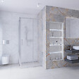 SWISS AQUA TECHNOLOGIES - Swiss Aqua Technologies Pack WC Rapid SL autoportant + WC sans bride SAT Brevis + Abattant ultra-fin softclose Plaque blanche - vignette