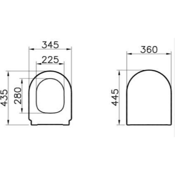 VITRA - Vitra  Integra Pack WC à poser sans bride avec abattant frein de chute et réservoir, Blanc (9859-003-7202-SP) - large