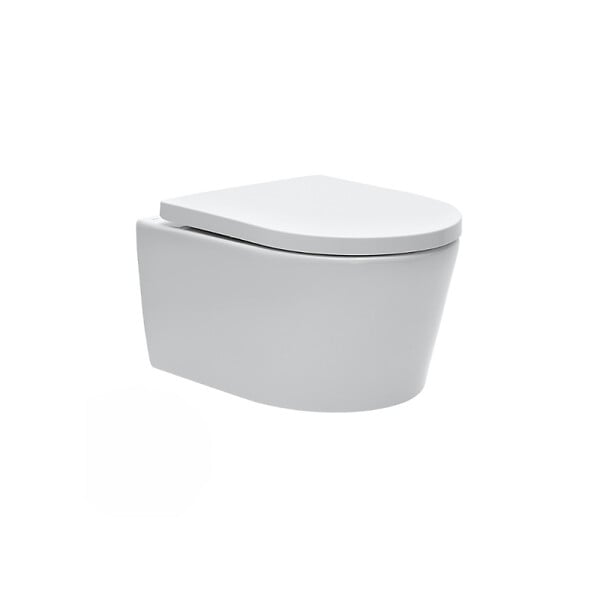 GROHE - Grohe Pack WC bâti-autoportant Rapid SL + WC SAT sans bride + Abattant softclose + Plaque chrome (Autoportant-SAT-2) - large