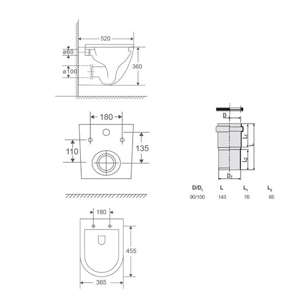 VILLEROY & BOCH - ViConnect Pro S Pack WC bâti Villeroy & Boch + WC Swiss Aqua Technologies + abattant SoftClose + plaque (VCNFUSIONTQ2SPCH) - large