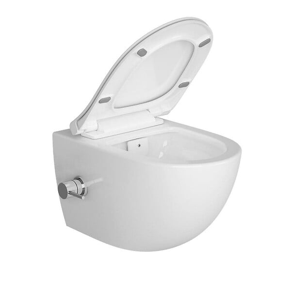 SWISS AQUA TECHNOLOGIES - Swiss Aqua Technologies Infinitio WC sans bride avec fonction bidet + Abattant softclose (SATINF011RREXPBFC) - large