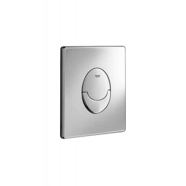 GROHE - Grohe Pack WC Bâti Rapid SL Autoportant + Cuvette Vitra Sento compacte + Abattant soft close + Plaque chrome (ProjectSentoCompact-2) - large