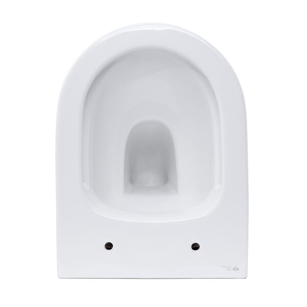 SWISS AQUA TECHNOLOGIES - Pack WC Bâti autoportant + WC sans bride SAT + Abattant frein de chute + Plaque Blanc Alpin - large