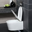 SWISS AQUA TECHNOLOGIES - Swiss Aqua Technologies Pack WC Rapid SL + cuvette sans bride SAT, fixations cachées + plaque Skate chrome - vignette