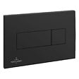 VILLEROY & BOCH - Pack WC Bâti sol mur Villeroy & Boch + WC SAT avec bidet thermostatique + Abattant SoftClose + Plaque noire (VCNSATCL4) - vignette