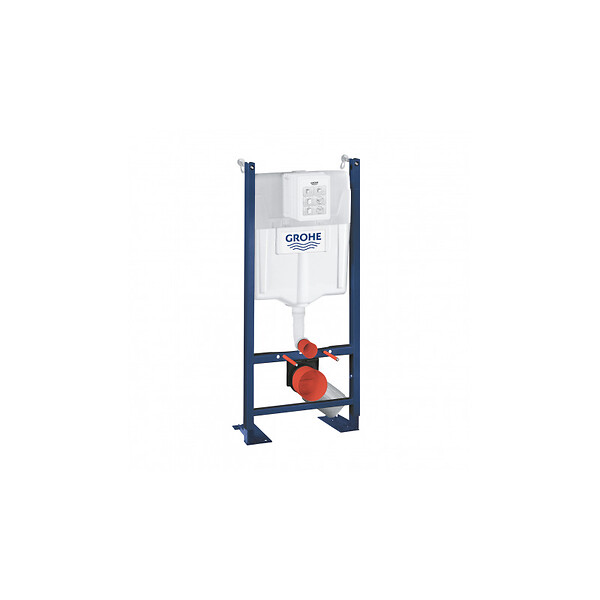 GROHE - Grohe Pack Rapid SL autoportant + cuvette sans bride SAT fixations cachées + plaque chrome + Set habillage (ProjectSATrimless-2-sabo) - large