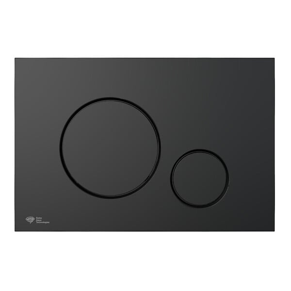 SWISS AQUA TECHNOLOGIES - Swiss Aqua Technologies Pack WC bâti-autoportant + WC SAT sans bride fixations invisibles + Abattant softclose + Plaque noir mat - large