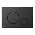 SWISS AQUA TECHNOLOGIES - Swiss Aqua Technologies Pack WC bâti-autoportant + WC SAT sans bride fixations invisibles + Abattant softclose + Plaque noir mat - vignette