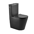 SWISS AQUA TECHNOLOGIES - Swiss Aqua Technologies Brevis WC à poser sans bride + abattant softclose, noir mat (SATBRE031RREXVPBKM) - vignette
