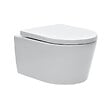 VILLEROY & BOCH - ViConnect Pro S Pack WC bâti Villeroy & Boch + WC sans bride Swiss Aqua Technologies + abattant + plaque (VICONSAT2CHSET) - vignette