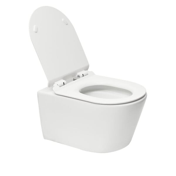 GROHE - Pack WC Bâti-support Rapid SL + WC sans bride SAT Brevis + Plaque Noir mat (RapidSL082-Brevis-KF0) - large