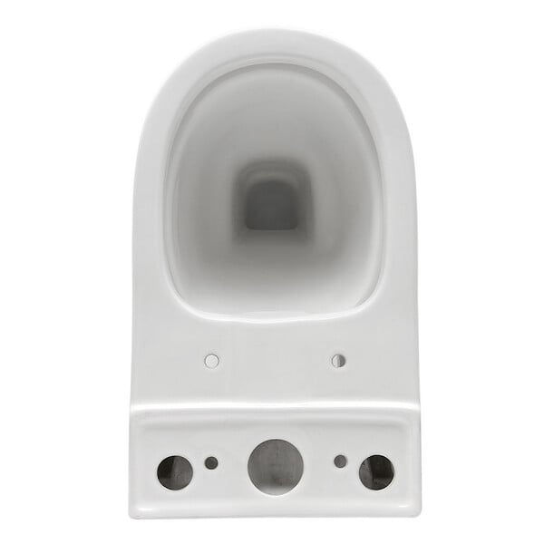 SIKO - Siko Combi WC à poser sans bride, avec abattant slim softclose - remplissage par le côté (EUR990) - large