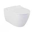 GEBERIT - Pack WC Bati-support Geberit UP100 + WC sans bride Livea Bello + Abattant softclose + Plaque Blanc alpin ( Livea BelloGeb1) - vignette