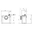 SFA - SFA Sanibroy - Broyeur sanitaire silencieux et compact pour WC, Blanc (100200) - vignette