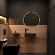 CERAMIA - Ceramia Timeless Lave mains en Acier Inoxydable 304, 40x22x11cm, Gun Métal brossé PVD - vignette