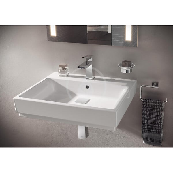 GROHE - Cube Ceramic Lavabo, 600x490 mm, PureGuard, blanc alpin (3947300H) - large