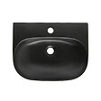 SWISS AQUA TECHNOLOGIES - Swiss Aqua Technologies Lavabo SAT Brevis 50x38,5 cm sans trop-plein, noir mat (SATBRE5038RBKM) - vignette