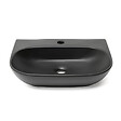 SWISS AQUA TECHNOLOGIES - Swiss Aqua Technologies Lavabo SAT Brevis 50x38,5 cm sans trop-plein, noir mat (SATBRE5038RBKM) - vignette