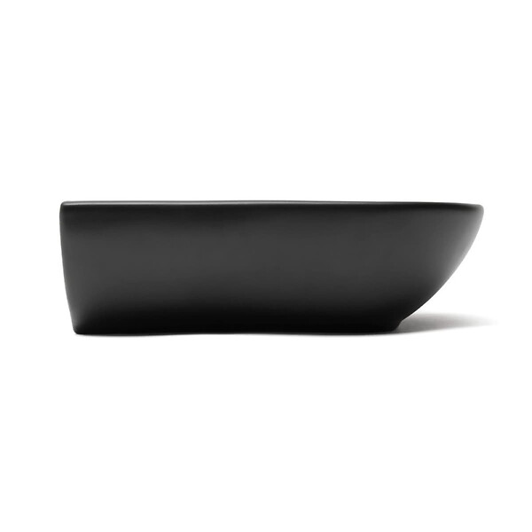 SWISS AQUA TECHNOLOGIES - Swiss Aqua Technologies Lavabo SAT Brevis 50x38,5 cm sans trop-plein, noir mat (SATBRE5038RBKM) - large