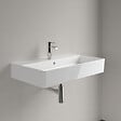 VILLEROY & BOCH - Villeroy & Boch Memento 2.0 Lavabos, 80 x 47 x 14 cm, avec trop-plein, meulé, blanc (4A228G01) - vignette