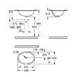 GROHE - Grohe Bau Ceramic Vasque à encastrer 55 cm avec trop-plein, blanc Alpin (39423000) - vignette