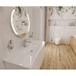 NATUREL - Lavabo 101 x 46 cm en céramique blanc pour meuble – Modena Naturel avec trop-plein (M10046) - vignette
