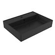 SWISS AQUA TECHNOLOGIES - Lavabo rectangulaire noir mat SAT Infinitio 60,5x46,5 cm (SATINF6046BKM) - vignette