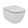 GEBERIT - Pack WC Bati-support Geberit extra-plat UP720 + WC Ideal Standard Tesi Aquablade + Abattant softclose + Plaque Chrome - vignette