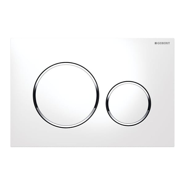 GEBERIT - Pack WC bâti-support Geberit + WC sans bride Swiss Aqua Technologies + Abattant SoftClose + Plaque chrome (GebBrevis-C) - large