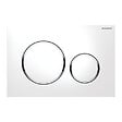 GEBERIT - Pack WC bâti-support Geberit + WC sans bride Swiss Aqua Technologies + Abattant SoftClose + Plaque chrome (GebBrevis-C) - vignette