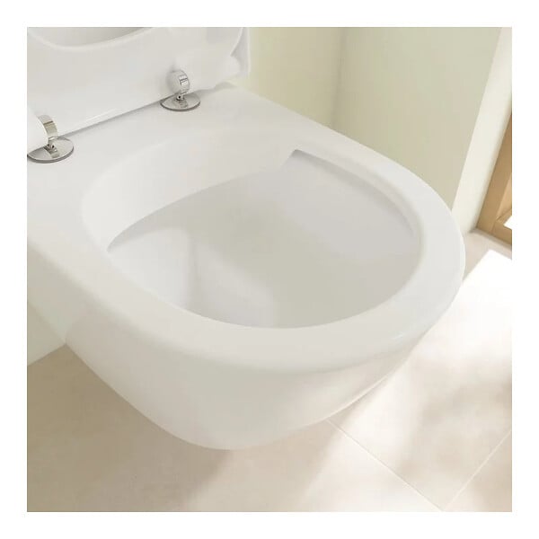 VILLEROY & BOCH - Subway 2.0 Set Cuvette sans bride DirectFlush et SupraFix 3.0 + Abattant softclose Duroplast avec QuickRelease - large