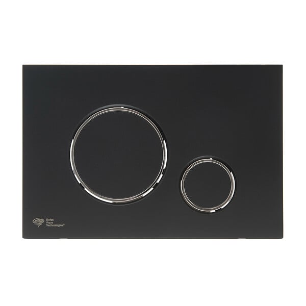 SWISS AQUA TECHNOLOGIES - Swiss Aqua Technologies Pack WC bâti-support autoportant + WC suspendu sans bride avec abattant SoftClose + plaque noir mat (STROGAWR07-U) - large