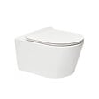 GROHE - Pack WC Bâti-support Rapid SL + WC sans bride SAT + Abattant slim, softclose + Plaque de commande noir mat - vignette