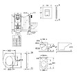 GROHE - SOLIDO Pack Bâti-support + Cuvette suspendue + Abattant +Set de montage +Plaque chrome (AUTOPORTANT-BAU-1-SABO) - vignette
