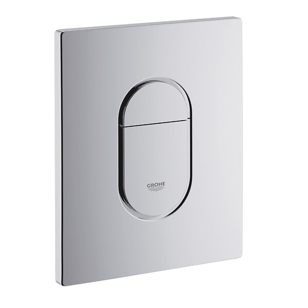 GROHE - Pack WC Bâti-support + WC SAT Infinitio sans bride fixations invisibles + Plaque + Panneau isolation phonique ArenaInfinitio - large