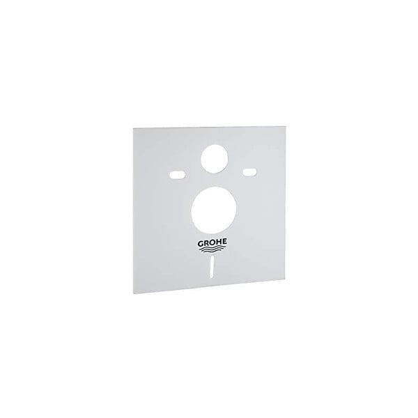 GROHE - Pack WC Bâti-support + WC SAT Infinitio sans bride fixations invisibles + Plaque + Panneau isolation phonique ArenaInfinitio - large