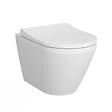 VITRA - Vitra  Integra WC sans bride + Abattant avec frein de chute en Duroplast (7041-003-6285) - vignette