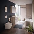 VITRA - Vitra  Integra WC sans bride + Abattant avec frein de chute en Duroplast (7041-003-6285) - vignette