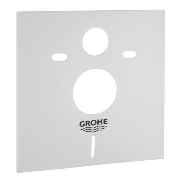 VILLEROY & BOCH - Pack WC Bâti-support + WC sans bride Swiss Aqua Technologies + Plaque blanche + Set d'isolation phonique - large
