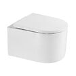 VITRA - Vitra  Pack WC Bâti-support V-Fix + WC sans bride SAT Delano + Abattant SoftClose + Plaque, Blanc Brillant (V-FixDelano-1) - vignette
