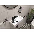 SWISS AQUA TECHNOLOGIES - Swiss Aqua Technologies Brevis Lave-mains suspendu avec trou pour robinetterie à gauche, 40,5x20,5x10,5cm (SATBRE4020SL) - vignette