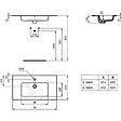 IDEAL STANDARD - TEMPO Lavabo 610 x 455 x 138 mm, blanc (E066801) - vignette