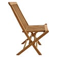 HAPPY GARDEN - Lot de 6 chaises de jardin en teck LOMBOK - vignette