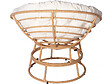 HABITAT ET JARDIN - Fauteuil papasan intérieur/extérieur style loveuse "Bali" - Ø91cm - Beige - vignette