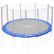 HAPPY GARDEN - Matelas de protection réversible pour trampoline Ø370cm PERTH - vert/bleu - vignette