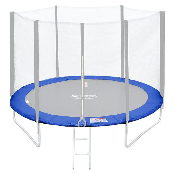 HAPPY GARDEN - Matelas de protection réversible pour trampoline Ø245cm CANBERRA - vert/bleu - large